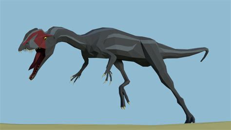 Dilophosaurus Low Poly By Kuzim On Deviantart