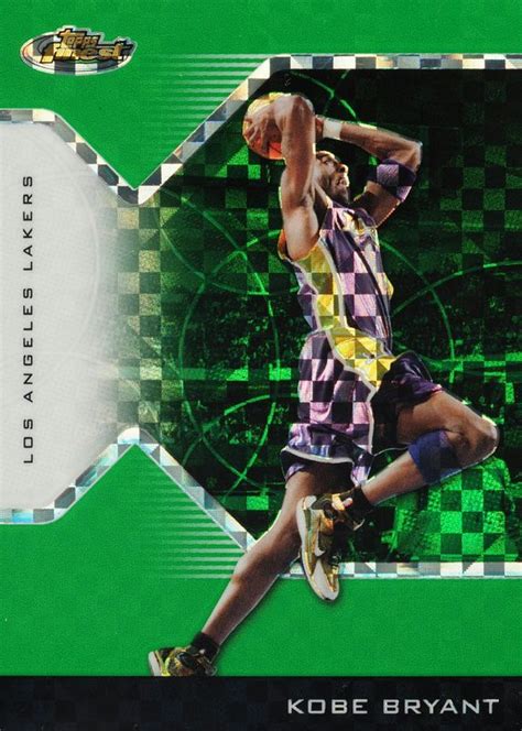 Kobe Bryant 2004 Topps Finest Green X Fractor 8 Price Guide Sports