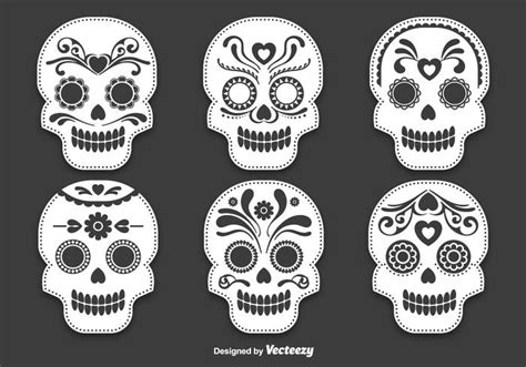 Day Of The Dead Skull Vectors 98819 Vector Art At Vecteezy