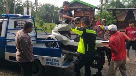 Nasib Tragis Kakek Pejalan Kaki Meninggal Dunia Tertabrak Motor Kali