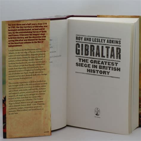 Gibraltar The Greatest Siege In History Frost Books And Artifacts