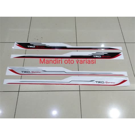 Jual Stiker Sticker Body Mobil Daihatsu Sigra Tulisan Trd Sportivo Di