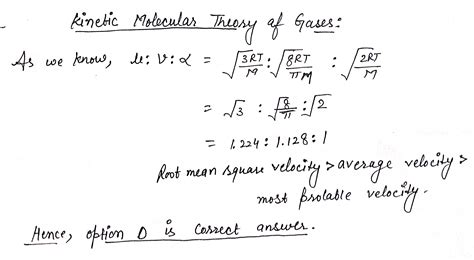 Alpha V And U Represent Most Probable Velocity Average Velocity And