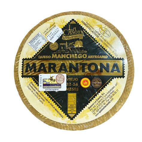 Queso Oveja Viejo Manchego Artesano 22 24 Meses Marantona