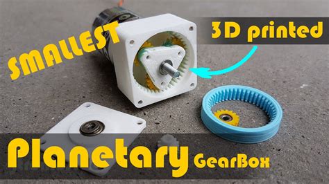 3D Printed Gearbox Planetary For RC Motor YouTube