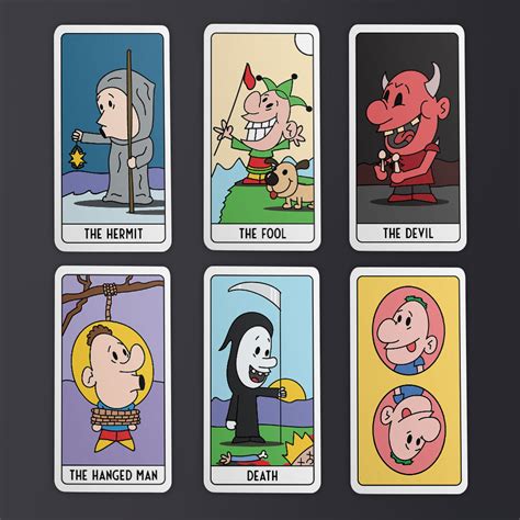 Cartoon Tarot Cards — Rob Jason Enate