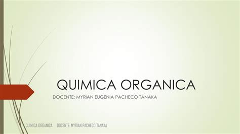 Química orgánica Diomides uDocz