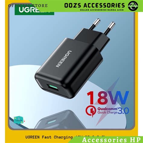 Jual Kepala Charger USB UGREEN 18W Quick Fast Charging QC 3 0 Adaptor