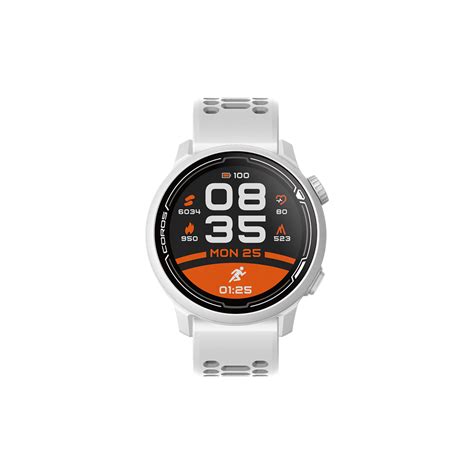 Coros Pace Silicone Premium Gps Sport Watch Smart Watch White