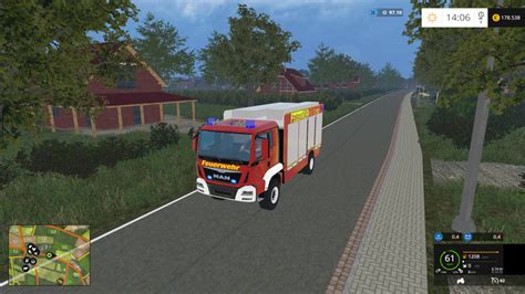 Fs Man Tgm Firetruck V Fire Department Mod F R Farming