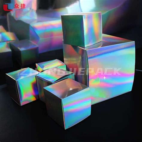 High Holographic D Laser Rainbow Effect Packaging Lamination Pet