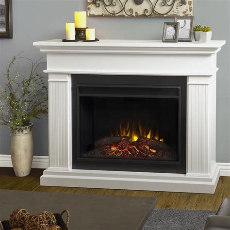 Real Flame 8070E W Kennedy Grand 55 Inch Electric Fireplace With Mantel