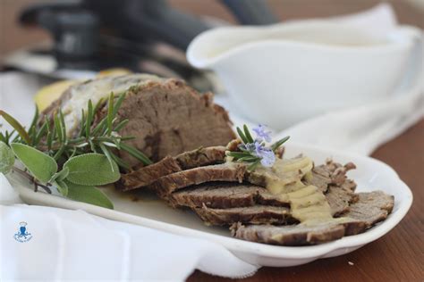 Arrosto Con Salsa Di Mele In Pentola A Pressione