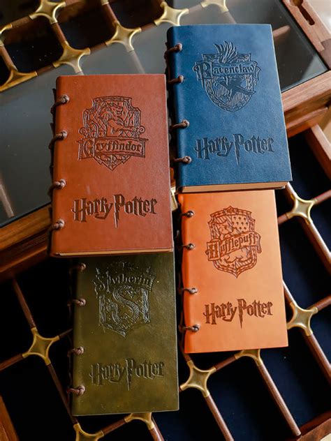 Harry Potter Badge College Vintage Notebook Hogwarts Magic Castle