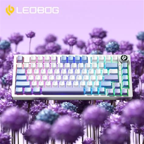 LEOBOG Hi75 Aluminum Alloy Wired Gasket Mounted Hot Swap RGB Mechanical Keyboard Vibe Gaming