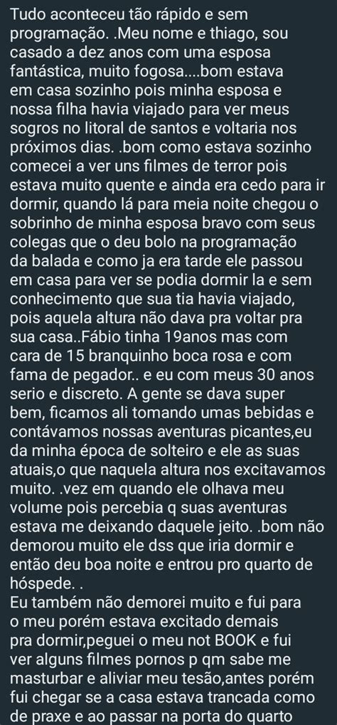 Contos E Confiss Es K On Twitter Meu Sobrinho Tomou Um Bolo