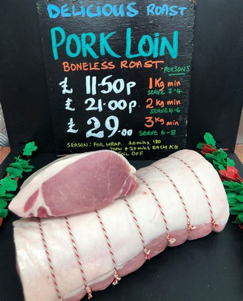 Pork Loin Boneless Roast Sillfield Farm Foods