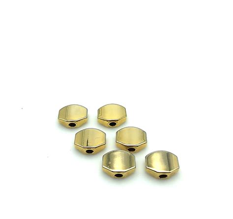 6 Small Tuner Buttons Gold Reverb