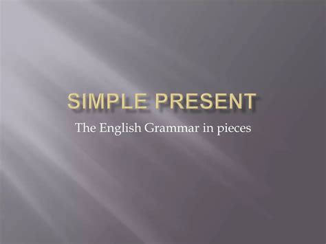 Ingles Ipm Verb To Be Simples E Present Continuos Pptx