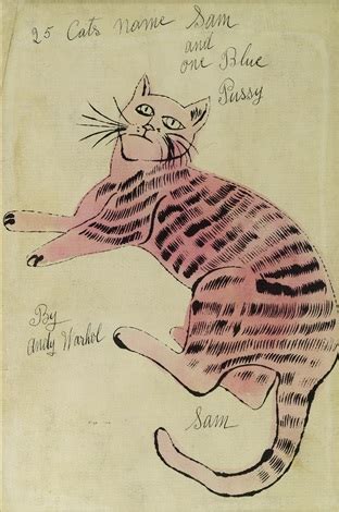 25 Cats Named Sam And One Blue Pussy By Andy Warhol On Artnet