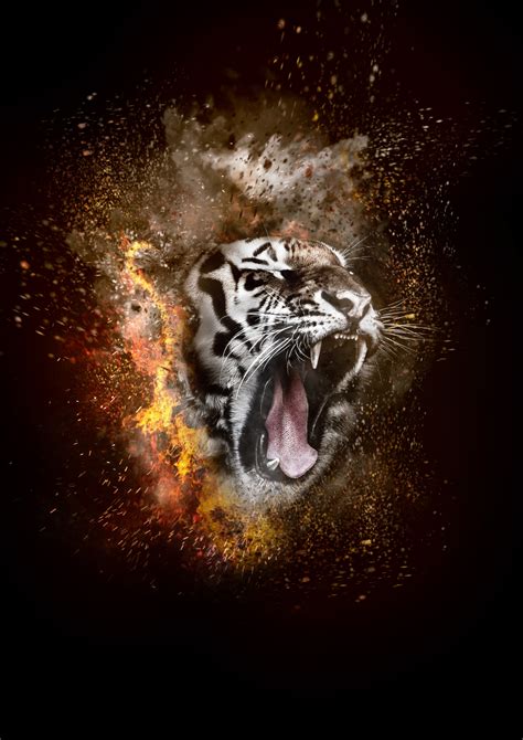 D Tiger Wallpaper