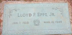 Lloyd Franklin Epps Jr 1928 1949 Mémorial Find a Grave