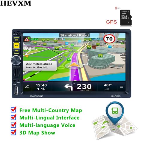 HEVXM Doble Din Ventana Universal Coche Reproductor De DVD Pantalla