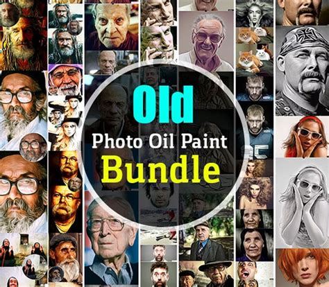 Old Oil Paint Photoshop Actions Free Premium Psd Actions