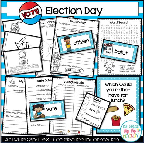 Election Day Activities Informational Text And Craft