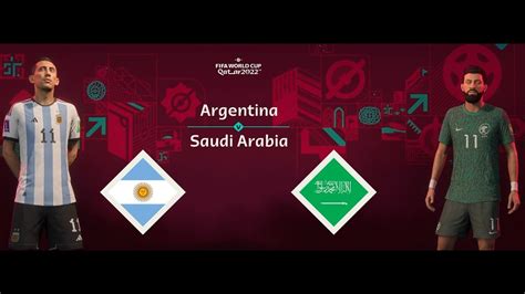 Fifa 23 2022 World Cup Saudi Arabia Stuns Argentina Gameplay