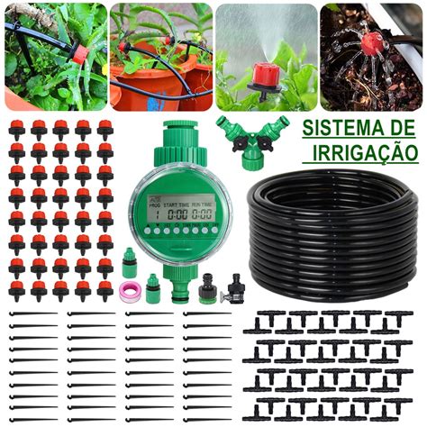 DIY Sistema De Irrigação Por Gotejamento Automático De Jardim Planta