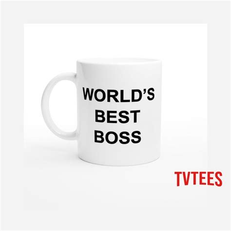 World S Best Boss Mug The Us Office Worlds Best Boss Etsy Polska