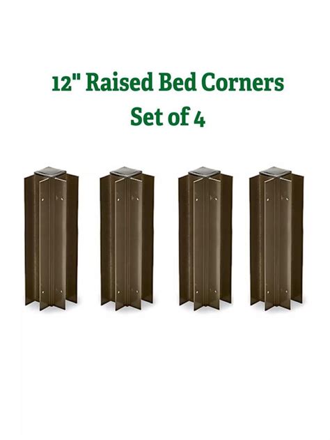 Lifetime Raised Bed Corners Set Of 4 In 2024 Raised Bed Corners Raised Beds Corner