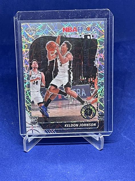 KELDON JOHNSON 2019 20 PANINI NBA HOOPS PREMIUM LAZER PRIZM ROOKIE RC