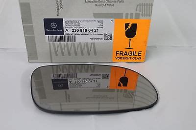 NEW Genuine Mercedes Benz CLK SL RH Wing Mirror Glass A2308100421 EBay