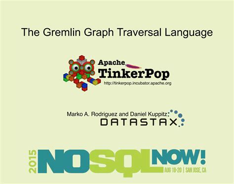 The Gremlin Graph Traversal Language Ppt