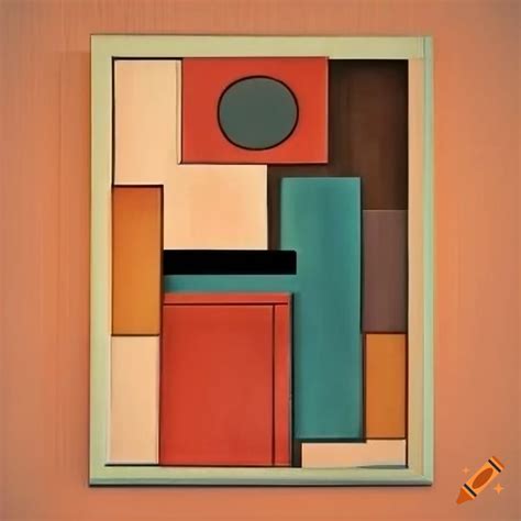 Geometric Artwork With Squares Rectangles And Circles On Craiyon