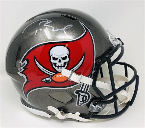 TOM BRADY Autographed Tampa Bay Buccaneers Authentic Speed Helmet ...