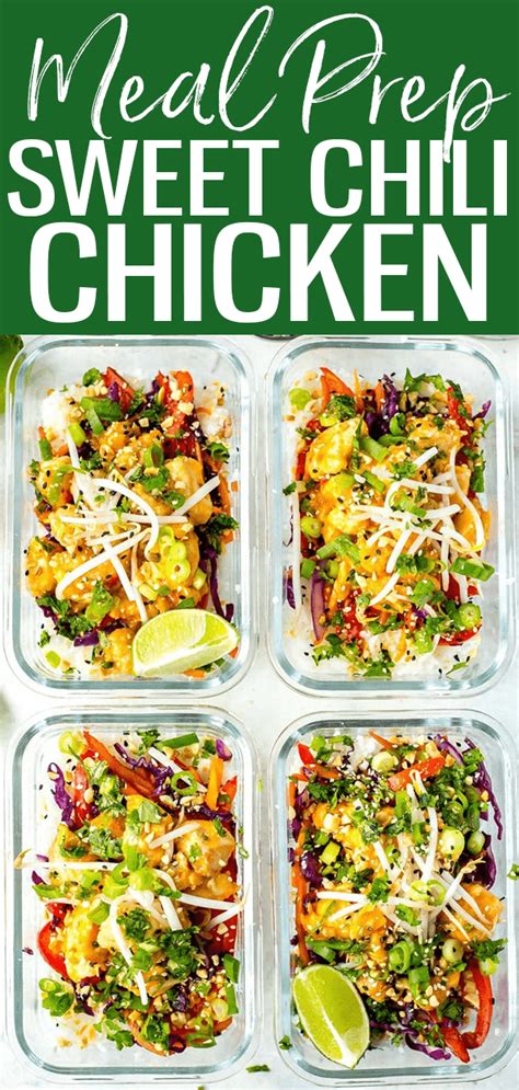 Sweet Chili Chicken Meal Prep Bowls Artofit