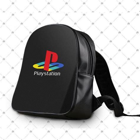 Sony Playstation Logo Dark School Bag Backpacks