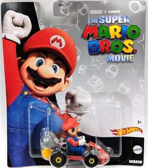 Hot Wheels Mario Standard Kart Super Mario Bros Movie