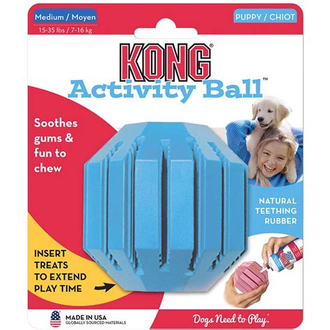 Kong Puppy Activity Ball Toy Medium Sales 4 Tails