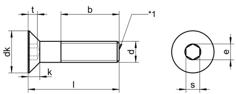 Tornillo Avellanado Allen DIN 7991 ISO 10642 Alacer Mas