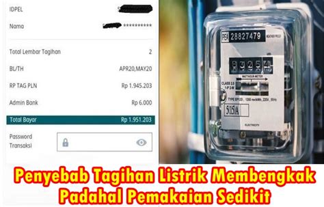 Waspada Ini 7 Penyebab Tagihan Listrik Membengkak Padahal Pemakaian