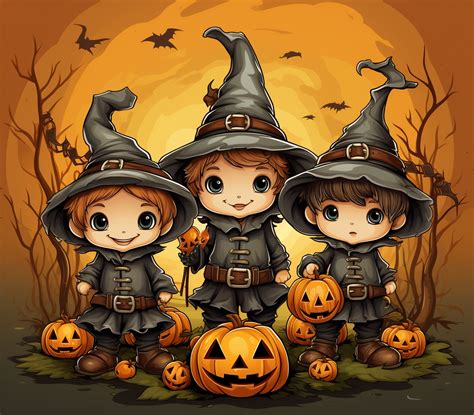 Halloween Kids Cartoon Art Free Stock Photo - Public Domain Pictures