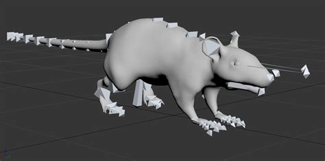 Naked Rat 3D Model TurboSquid 1388050