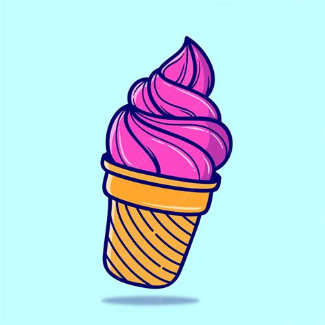 Premium Vector Ice Cream Vector Illustration