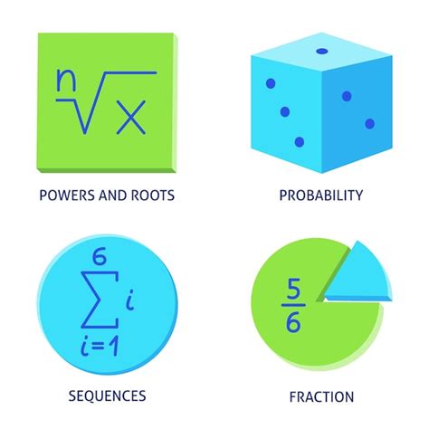 Jeu D icônes De Sciences Mathématiques Vecteur Premium