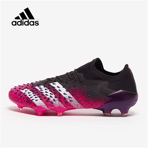 SALE Adidas Predator Freak 1 Low FG สตด รองเทาฟตบอล สดำชมพ ใหม