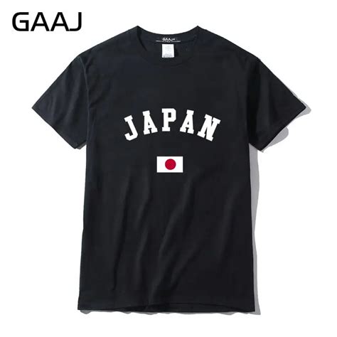 Japan Flag Men T Shirts Short Sleeve Plus Size Print Letter East Asia T